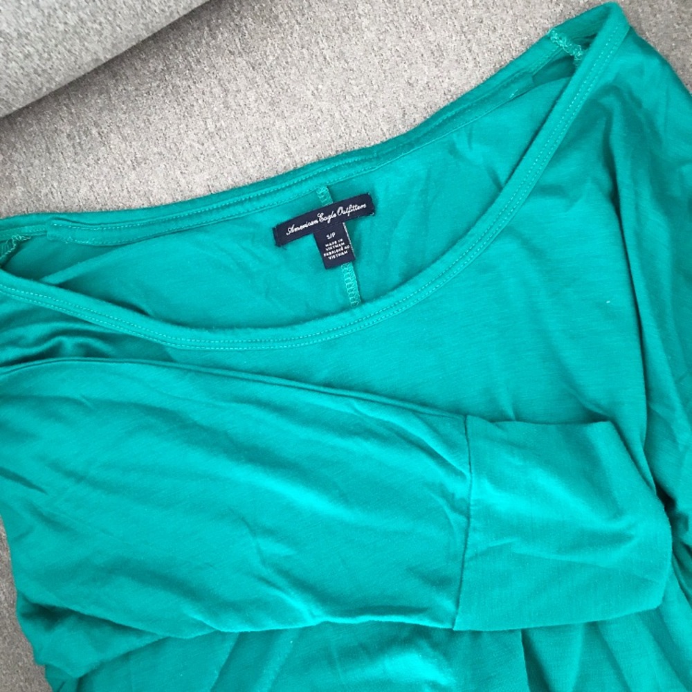 American Eagle outfitters emerald green top